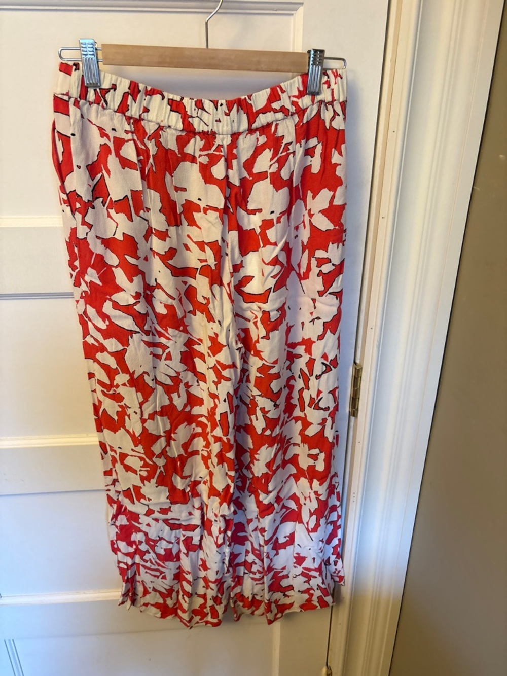 Kate spade New York pull on printed crepe pants